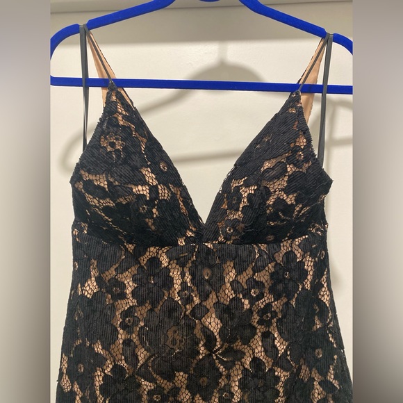 Free People Dangerous Love Black Lace Overlay Mini Dress - Picture 12 of 15